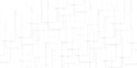 Abstract white square shape with futuristic concept background and square pattern technology seamless modern white and gray color technology concept geometric line vector background art illustration