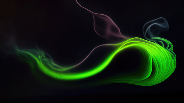 Abstract background illustration of a smoke color (Generative AI)