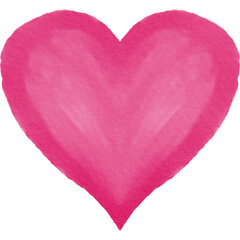 Watercolor Brush Heart Png Illustration Paper Texture