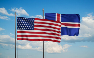 Iceland national flag
