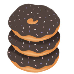 chocolate donuts