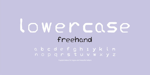 Alphabet for logos, symbols and beautiful writing