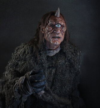 cyclops monster with horn
