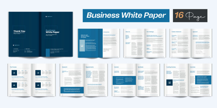 Corporate White Paper Design White Paper Template