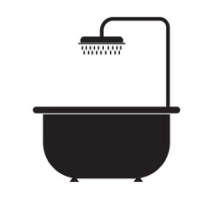 illustration of a shower