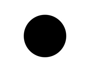 Vector circle. Vector black button. Round oval button for app, website. Blank, empty button icon.