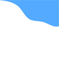 Wave Corner , Edge Decoration Element