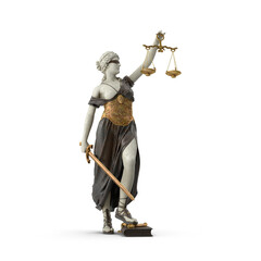 Lady justice. Statue of Justice