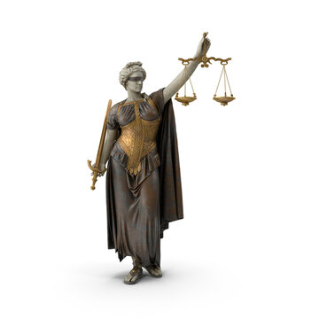 Lady Justice. Statue Of Justice