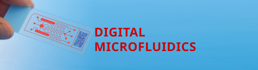 Digital microfluidics lab on chip device