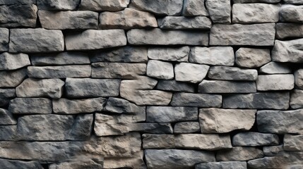 Stone wall design for pattern and background, Dry stone wall masonry seamless texture.