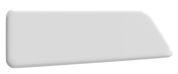 3D button. Empty button. 3D illustration.