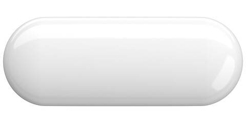 3D button. Empty button. 3D illustration.