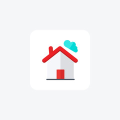  Secure Flat Icon for Credit Card Protection
