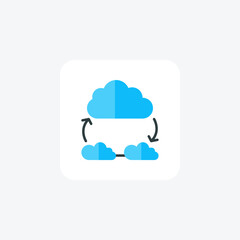 A Chic Collection of Flat Icon Depicting Shopping Bags and Retail Therapy
