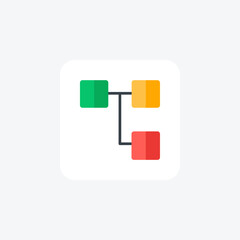 Collection of Flat Icon Showcasing Mobile Phones and Connectivity

