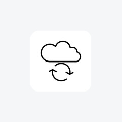 Stylish Line Icon for Clothing Tags
