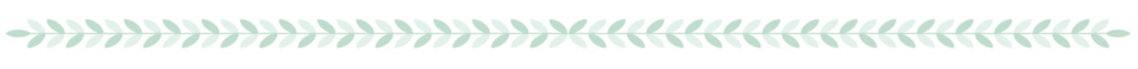 Zielona linia dekoracyjna z liści 