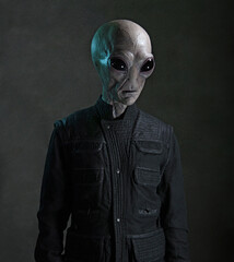 Grey Alien Commander  4  © sidney