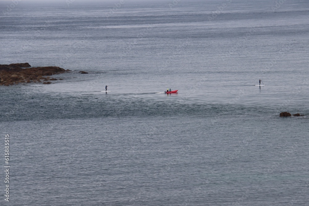 Poster Paddling in Brittany 