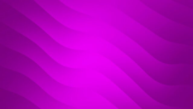 Animated background with linear waves with shades of purple color and a slowly moving light in the central area.abstract purple and pink modern minimal geometric animated background.purple concept