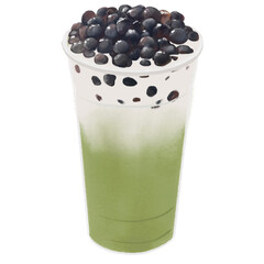 matcha green tea bubble tea