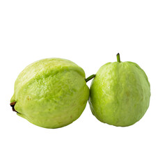 fresh Guava isolated on white