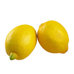 lemon fresh fruit isolated on white background