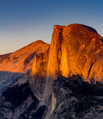 Sunset at Half Dome, Yosemite National Park