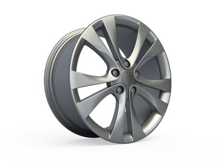 Obraz premium 3d render car rim (clipping path)