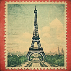 eiffel stamp