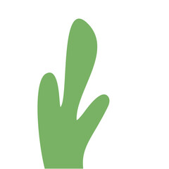 Obraz premium Abstract Green Cactus Shape