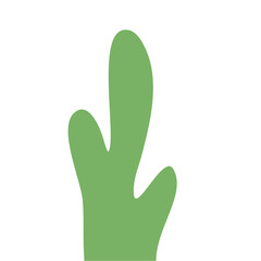 Obraz premium Abstract Green Cactus Shape