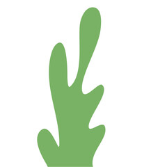 Obraz premium Abstract Green Cactus Shape