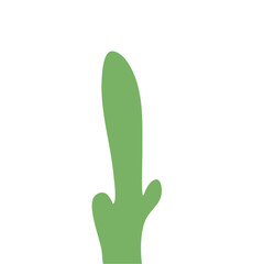 Obraz premium Abstract Green Cactus Shape