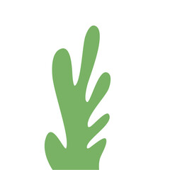 Obraz premium Abstract Green Cactus Shape