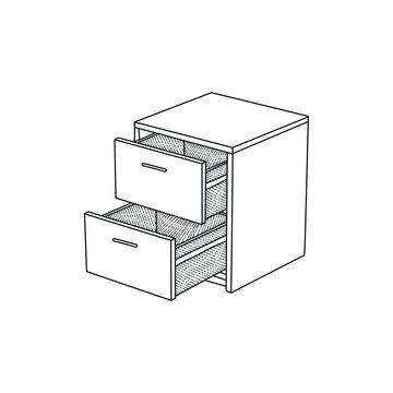 Shelf furniture design, element graphic illustration template