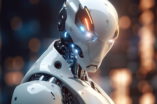 robot cyborg artificial intelligence in the future