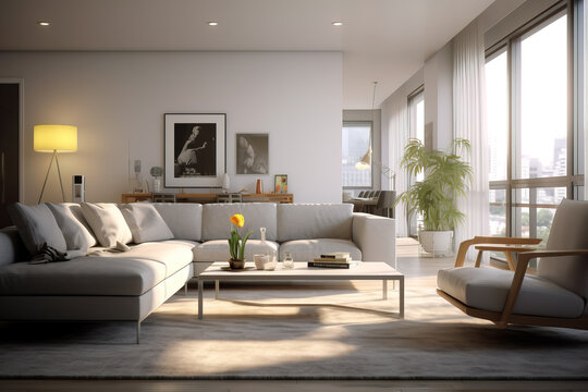 Beautiful interior of a living room