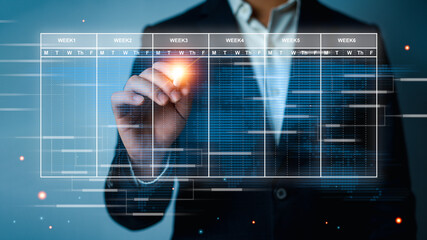 Analysts plan organize projects work on and update progress notes for development managing big data, KPI and database-connected metrics financial organization strategy Operations, Sales, Marketing.