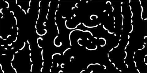 Abstract black and white pattern created using a computer generative algorithm called reaction-diffusion.