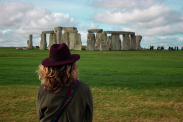 Looking at stonehenge