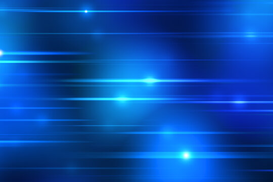 2d illustration of a blue light streaks background