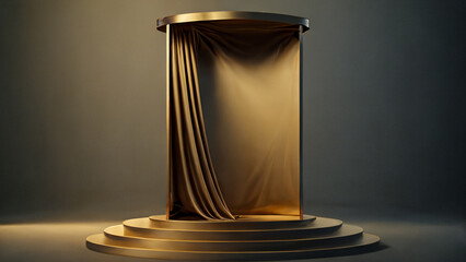 Podium for product placement