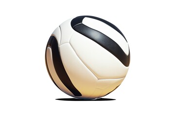 Fototapeta premium Volleyball ball isolated on white background. Generated by AI.