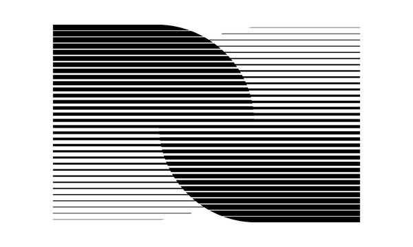 Transition or unity with two set of parallel lines. Abstract art geometric background or logo, icon, tattoo.