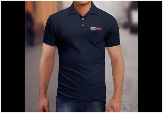 Polo T-Shirt Mockup