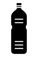 ペットボトルのシルエット