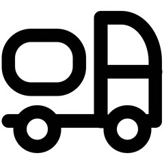 Obraz premium Vehicles and Journey Line Icons