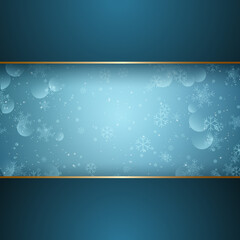 Decorative Christmas snowflake background